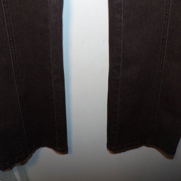 DG2 By Diane Gilman Brown Pull On Jeans Sz S - Picture 3 of 6